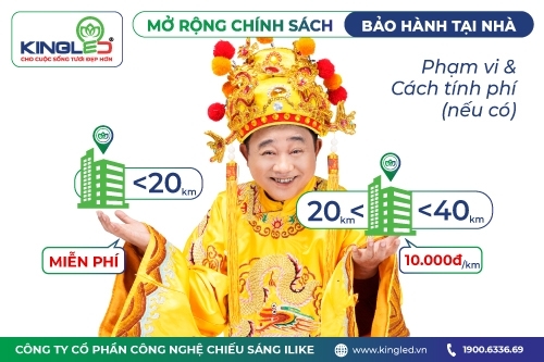THÔNG BÁO: ĐIỀU CHỈNH PHẠM VI VÀ CÁCH TÍNH PHÍ DỊCH VỤ BẢO HÀNH TẠI NHÀ 